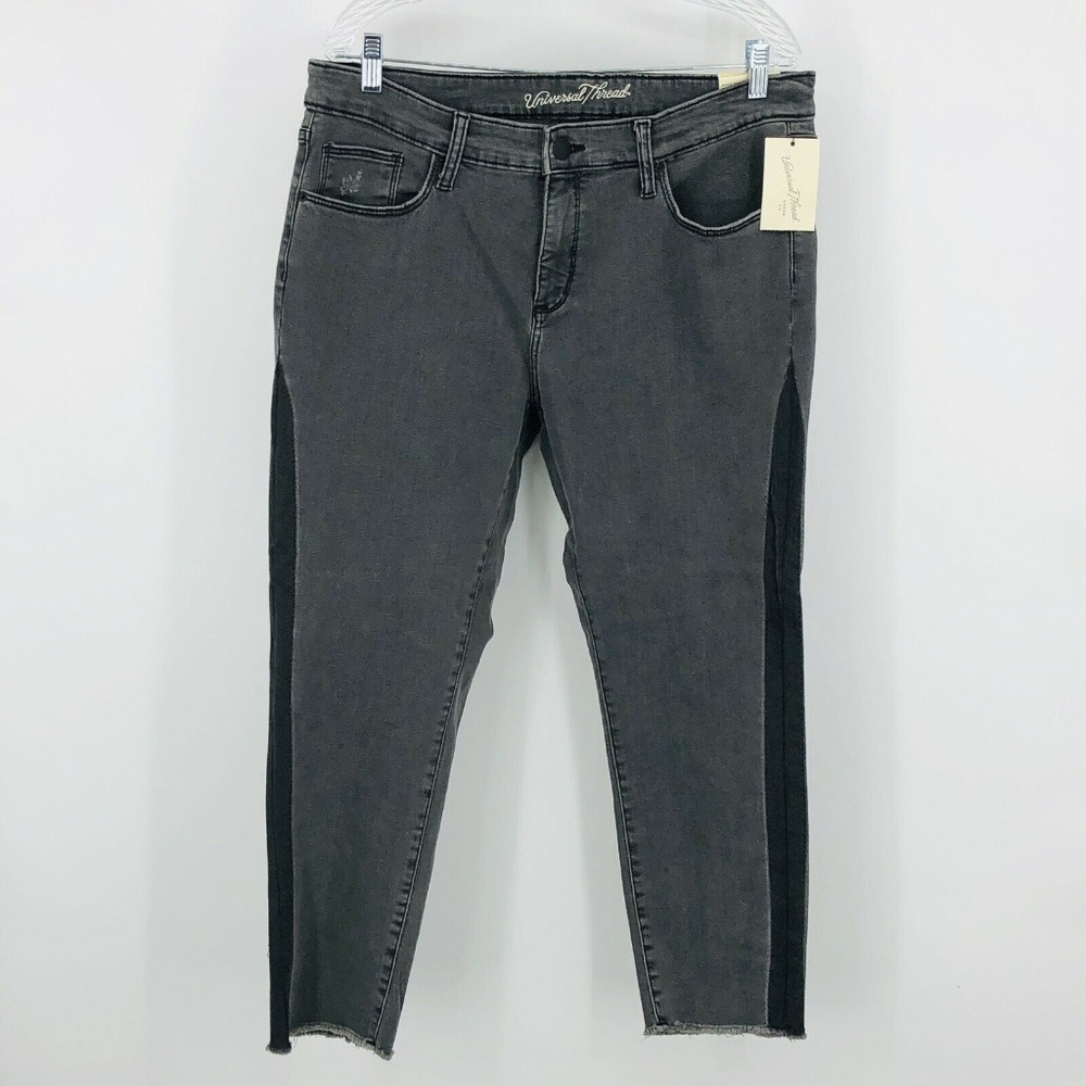 Skinny Crop Jeans Fitted Hip Thigh Slim Leg 14W
